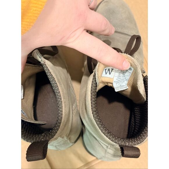 XENA • Tan Lace-up Oil Chemical Slip Resistant Nubuck Leather Steel Toe Ankle Bo - Picture 13 of 16